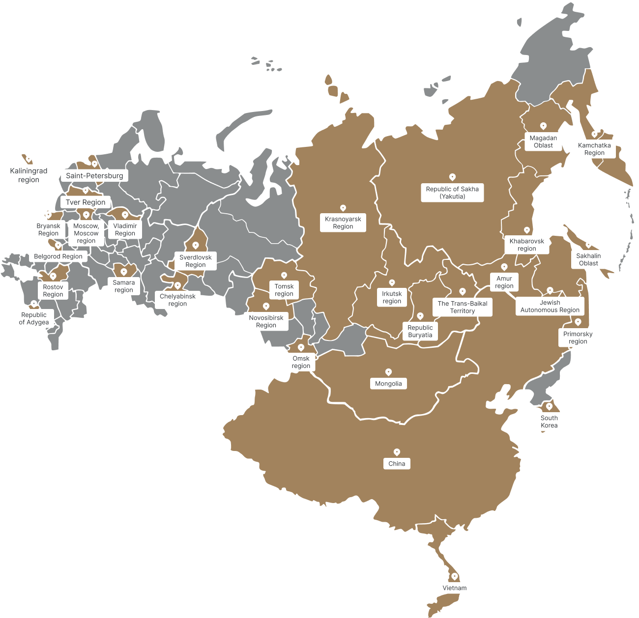 Geography of works submitted in 2026
