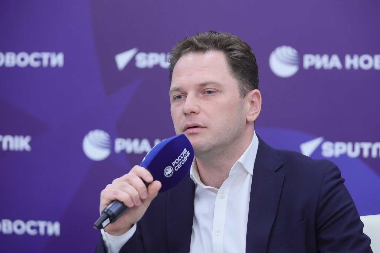 Куратор премии Роман Косыгин. Фото: Фотограф Виталий Белоусов, медиагруппа «Россия сегодня»