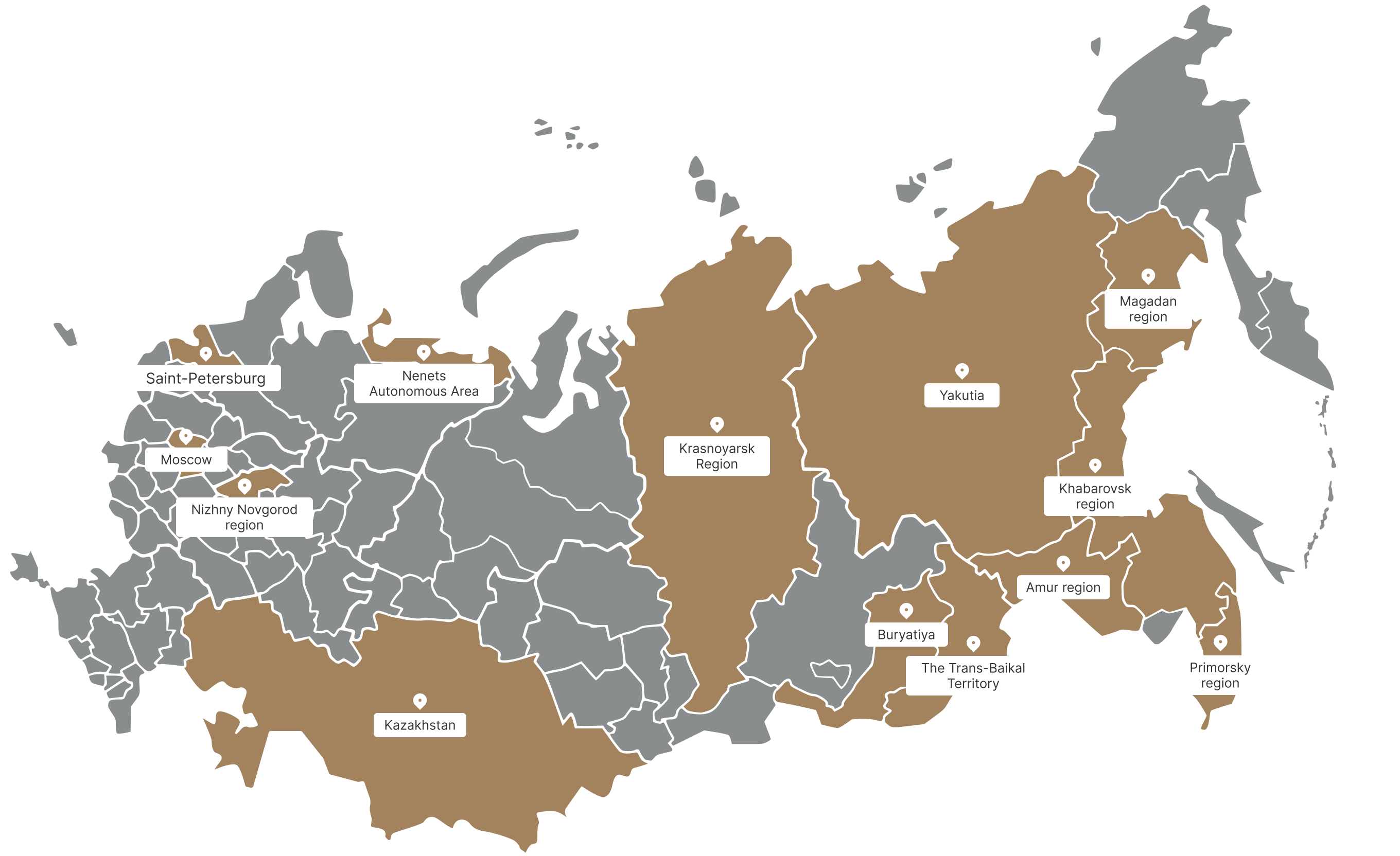 Geography of works submitted in 2025