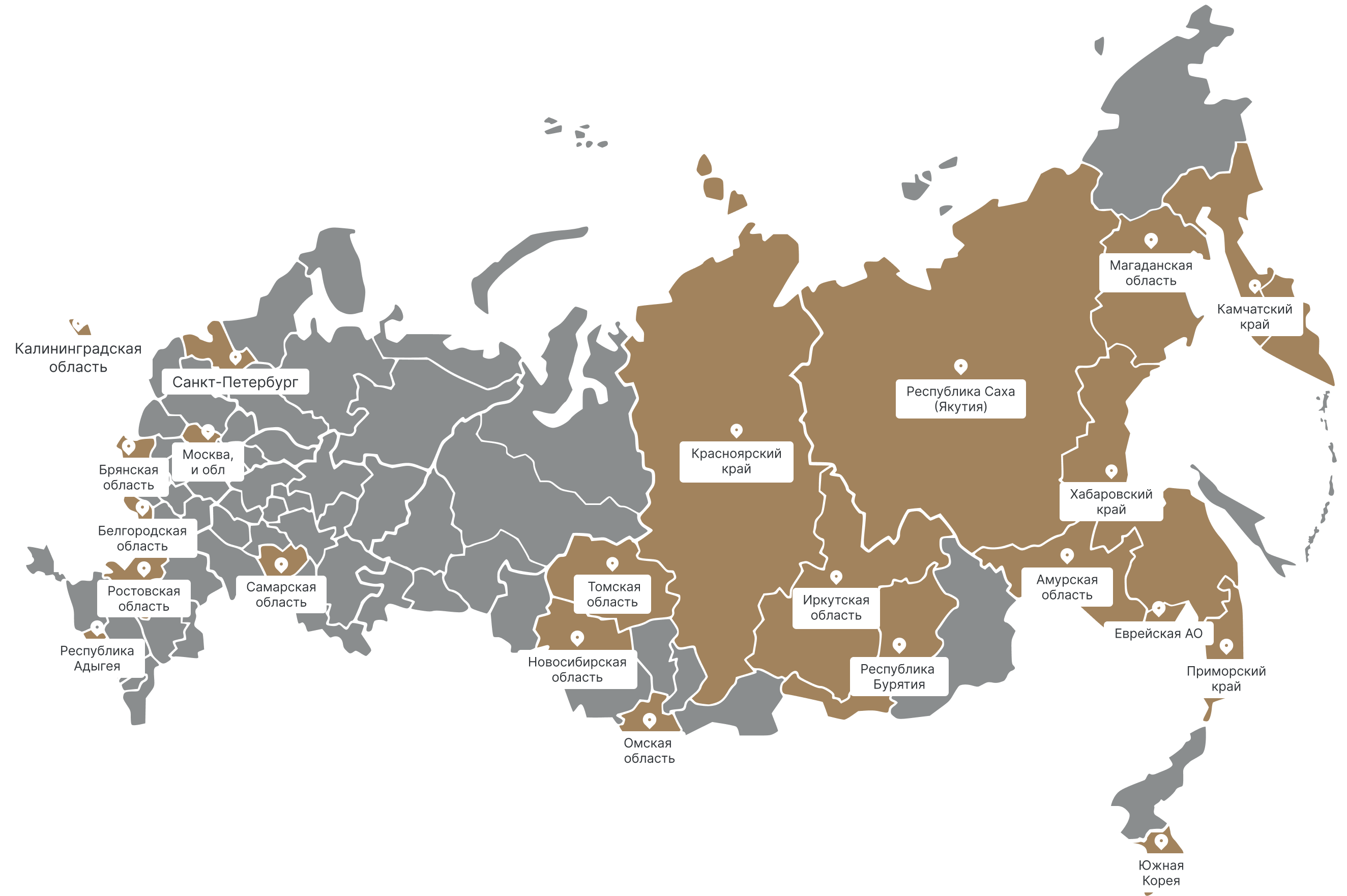 География работ, поданных в 2026 году